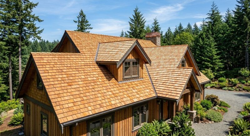 Cedar Roof Installation in Barre, VT