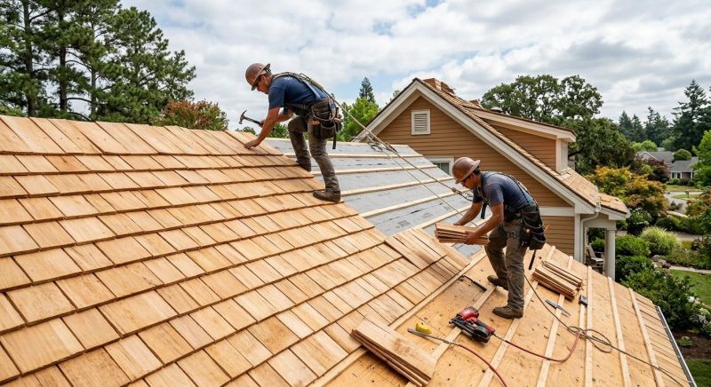 Cedar Roof Installation in East Montpelier, VT