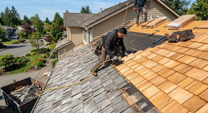 Cedar Roof Replacement in East Montpelier, VT