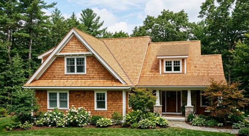 Cedar Shake Roof Construction in East Montpelier, VT