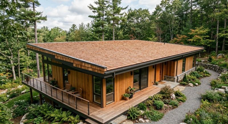 Cedar Shake Roof Construction in Williston, VT