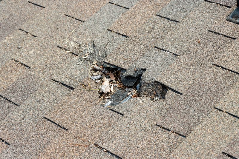 Damaged Roof Replacement in Stowe, VT