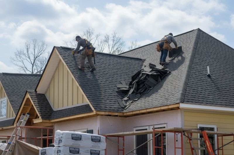 Damaged Roof Replacement in Lowell, VT
