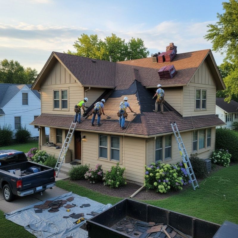 Damaged Roof Replacement in Montpelier, VT
