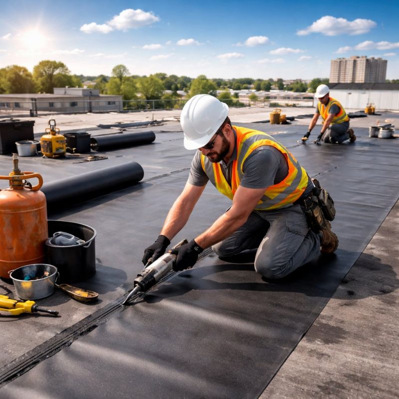 Epdm Roof Installation in Washington County, VT