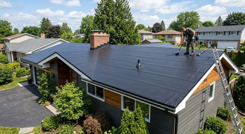 Epdm Roof Installation in Waterbury, VT