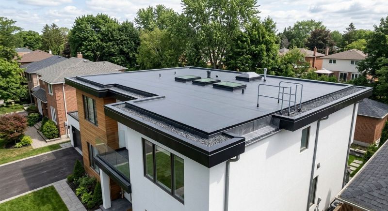 Flat Roof Installation in Jeffersonville, VT