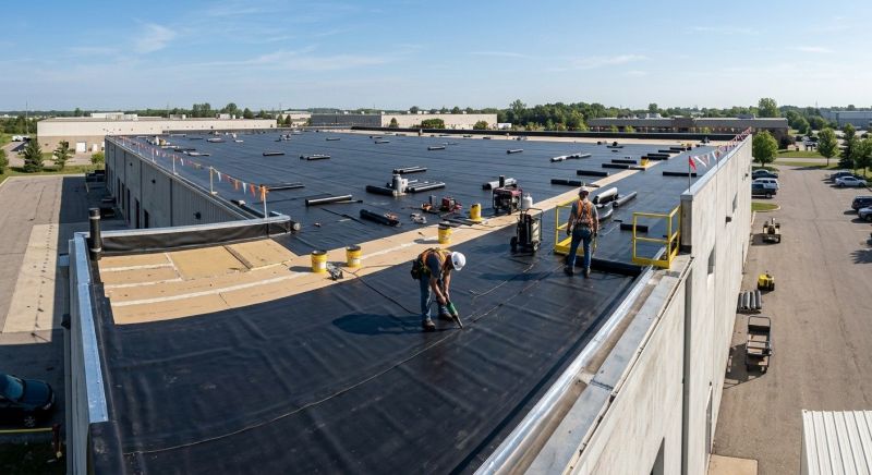 Flat Roof Installation in Washington County, VT