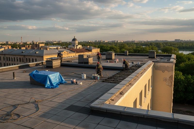 Flat Roof Replacement in Barre, VT