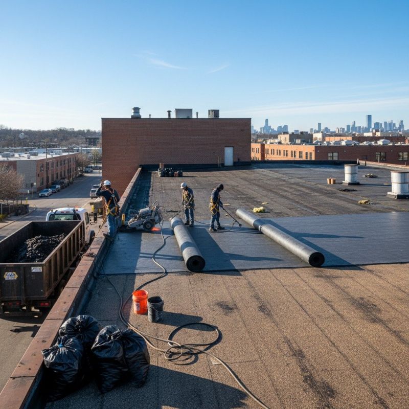 Flat Roof Replacement in Montpelier, VT