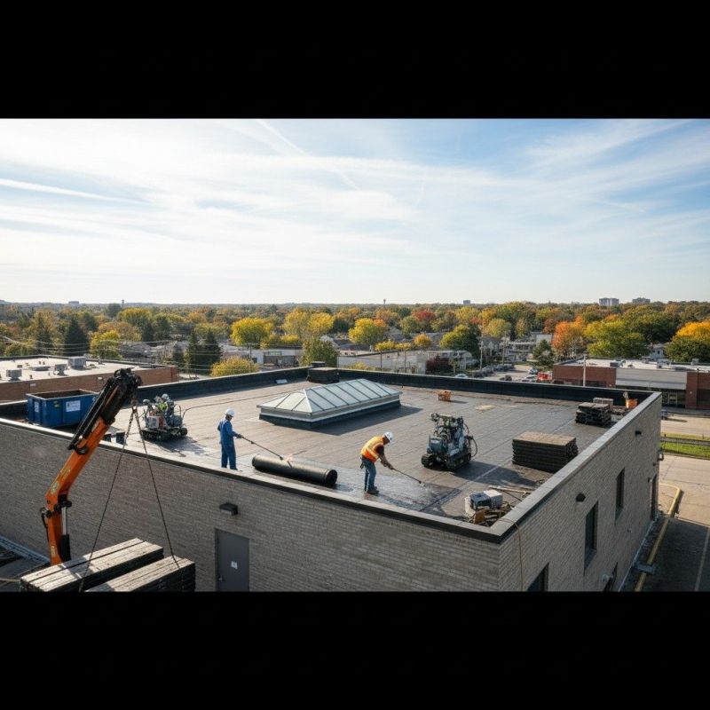 Flat Roof Replacement in North Montpelier, VT