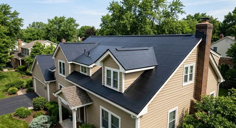 Rubber Roof Installation in Stowe, VT