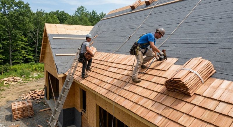 Shake Roof Replacement in Plainfield, VT