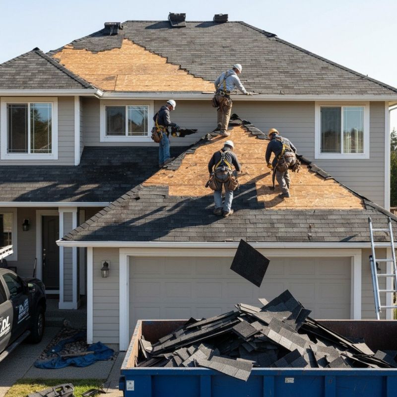 Shingle Roof Replacement in Plainfield, VT