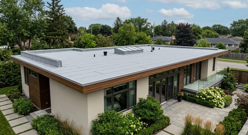 Single Ply Roof Installation in Huntington, VT