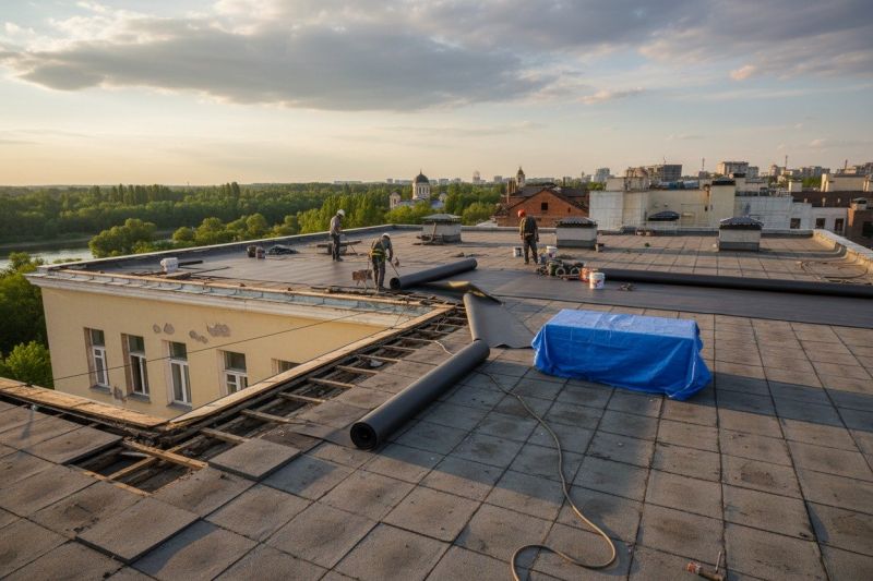 Single Ply Roof Replacement in Stowe, VT