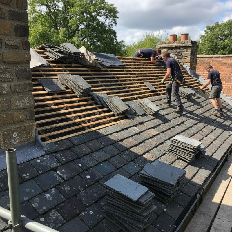 Slate Roof Replacement in Essex Junction, VT