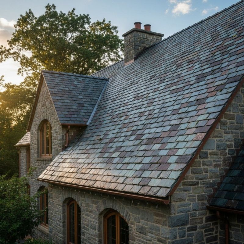 Slate Roof Replacement in Essex Junction, VT