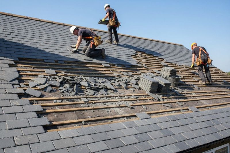Slate Roof Replacement in Huntington, VT