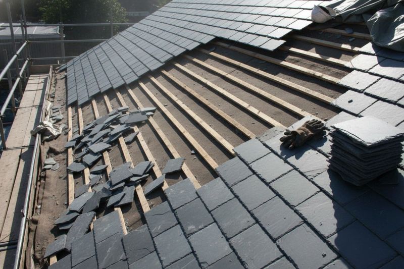 Slate Roof Replacement in Huntington, VT
