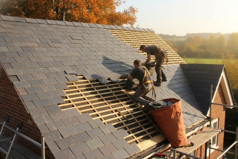 Slate Roof Replacement in North Montpelier, VT