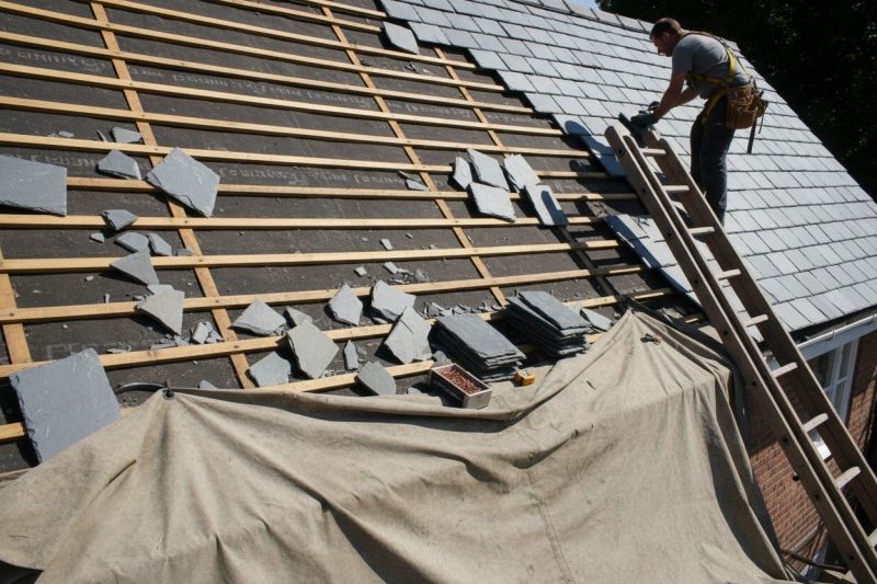 Slate Roof Replacement in Waitsfield, VT