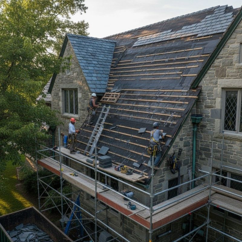 Slate Roof Replacement in Washington County, VT
