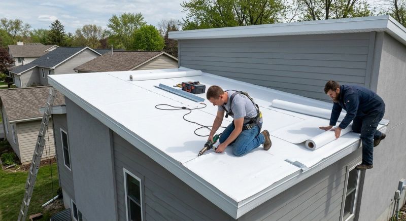 Tpo Roof Installation in Marshfield, VT