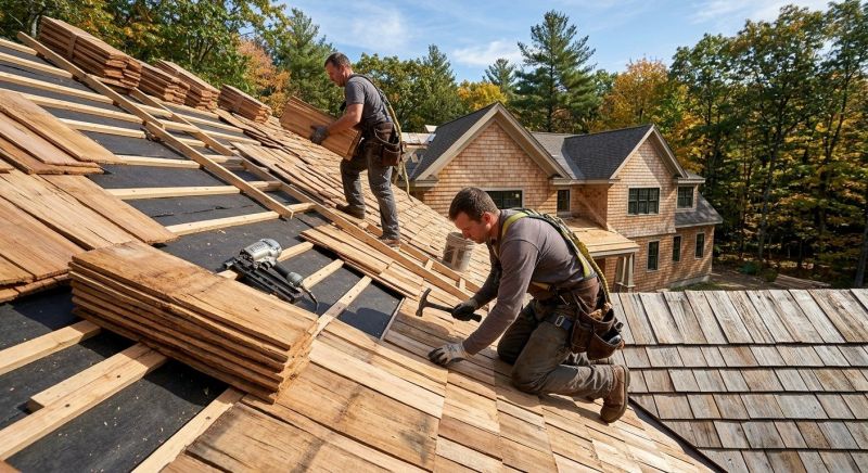 Wood Roofing Installation in Washington County, VT